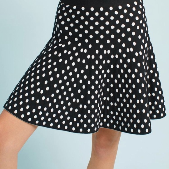Anthropologie Polka dot Skirt New Women’s Maeve XL - Picture 5 of 8